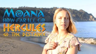 How Far I'll Go / Go The Distance Piano Cover (Moana / Hercules Medley) | Christine Evans