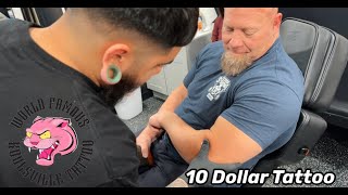 A 10 Dollar Tattoo in Las Vegas