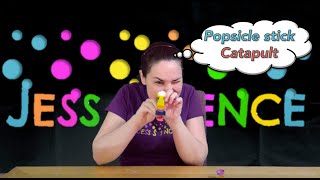 Make a Popsicle Stick Catapult  || Science for Kids at Home