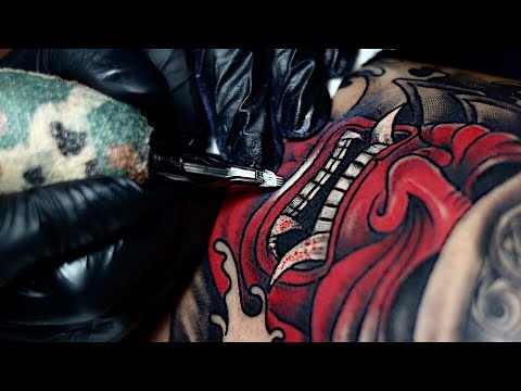 Samurai Tattoo Time Lapse