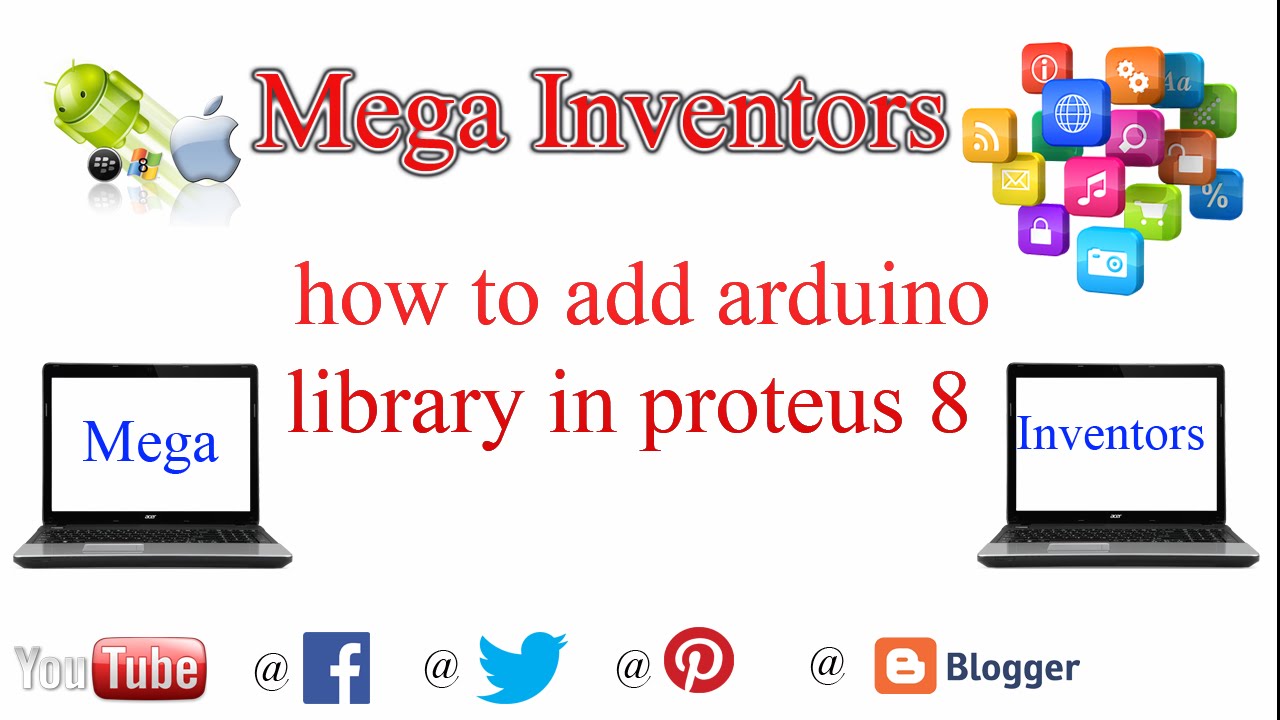download library arduino for proteus 8