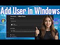 How To Create A New User On Windows 11 | Step-by-Step Guide (2025)