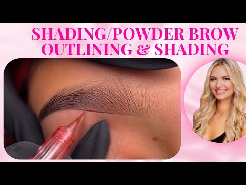 Brow Outlining & Shading for Microshading, Powder Brows, Combo Brows, & Ombrè Brows ✨💖