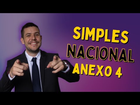 Simples Nacional ANEXO 4 em 2023