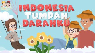 INDONESIA TUMPAH DARAHKU - LAGU WAJIB NASIONAL | ANIMASI LAGU ANAK TERBARU DAN TERPOPULER