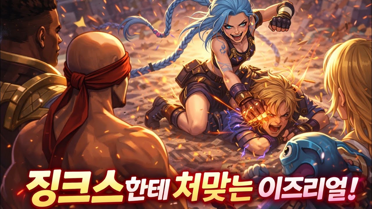 원딜차이 징크스24킬 이즈7킬 뿌엥 😭😭😭