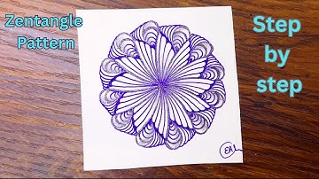 When Lines Meet Mindfulness – Zentangle Magic”| Drawing Tutorial For Beginners 