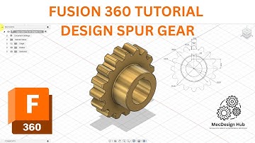 Fusion 360 Tutorial Design Spur Gear