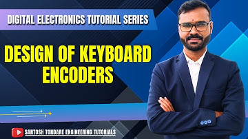 | Keyboard Encoder| How to Design Keyboard Encoder using Diode, SR flipflop, #santoshtondare