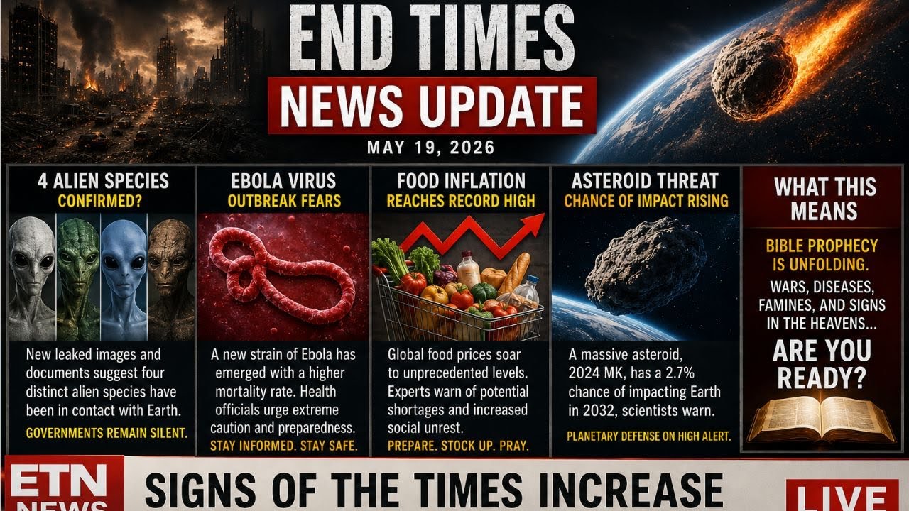 EndTimes News Update, 4 Alien Species, Ebola Virus, Food Inflation, and ...