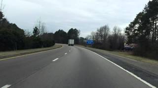 Interstate 95 - South Carolina (Exits 193 to 190) southbound (Part 1/2)