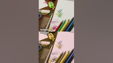 How do those with colour blindness perceive stationery? #Shorts #ColourBlind #ColorBlind