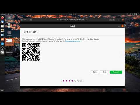 Turn off RST | solution | installing ubuntu on windows machine