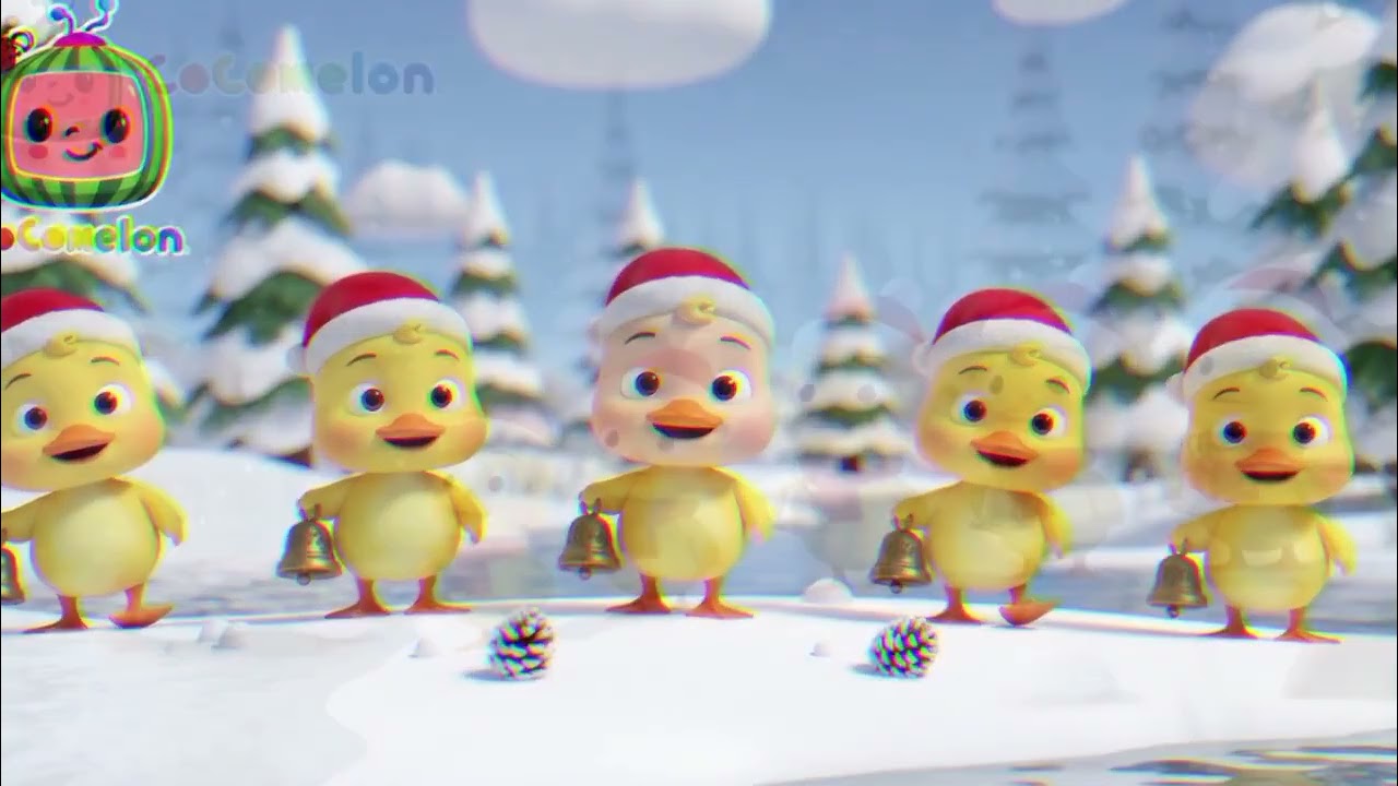 Five little ducks Christmas fun rhymes