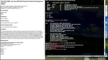 CVE-2010-0886 : Sun Java Web Start Plugin Command Line Argument Injection