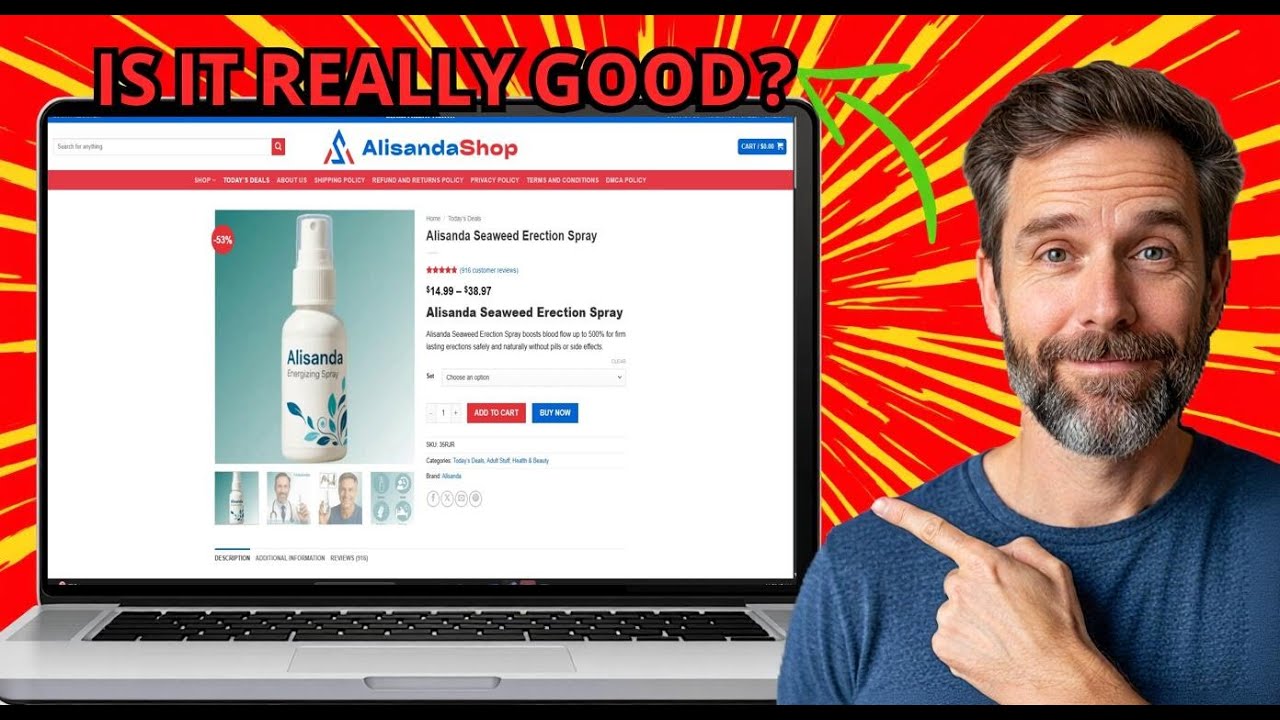 Обзор спрея для эрекции Alisanda Seaweed Erection Spray 2026: действительно ли он работает или эт...