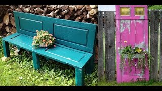 55 Creative Repurposed Old Door Design Ideas