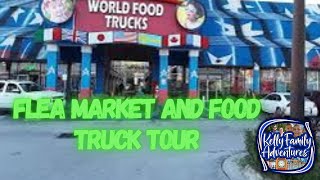 Food Trucks and Flea market on highway 192 in Kissimmee Florida