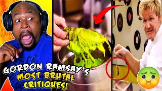 Gordon Ramsay's MOST BRUTAL Restaurant Critiques! REACTION