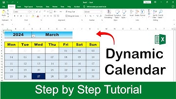 How to make Dynamic Calendar in Excel | No VBA
