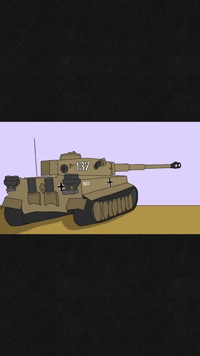 Tiger H1 vs M4A3E2 but the Tiger is smart. #Tank #WW2