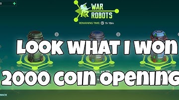 [WR] 💥 Look what i got || 2000 EvoLife Bloom event coins opening War Robots Remastered WR