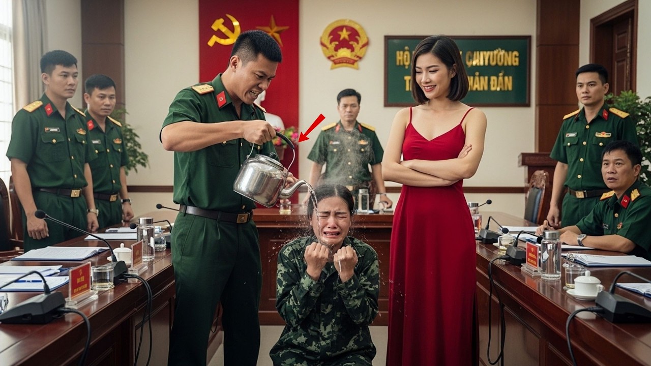 Tưởng Vợ Là Quân Nhân Quèn, Thiếu Tá Sỉ Nhục Giữa Phòng Họp Quân Đội, 5p Sau Cô Lộ Thân Phận Sỹ Quan