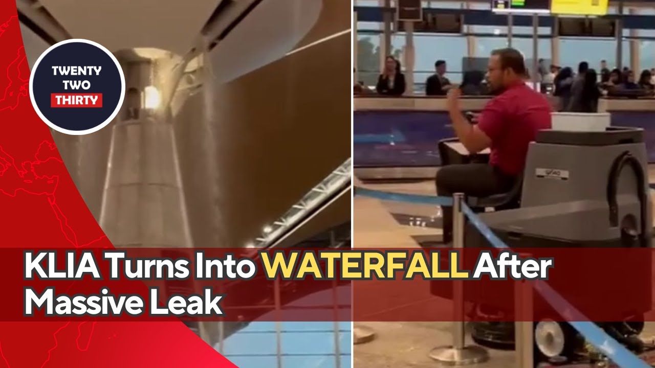 KLIA Turns Into WATERFALL After Massive Leak — What Really Happened