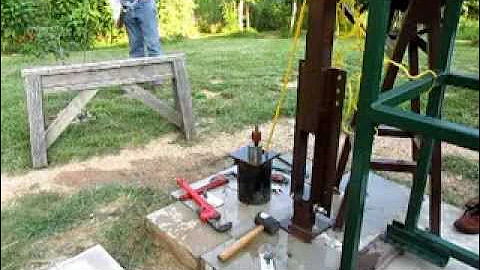 Hand Pump, Well Pump Installation Without a Boom Truck- Part 1