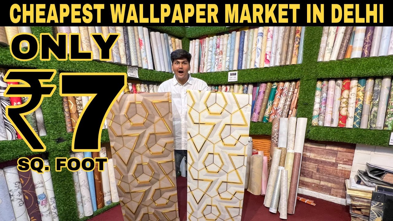 Cheapest Price Wallpaper Warehouse In Delhi | Factory Price Wallpaper |  Wallpaper Manufacturer - YouTube