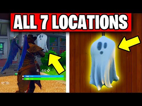 Video: Fortnite Ghost Decoration Locations: Kde Nájdete Ghost Dekorácie V Pomenovaných Miestach