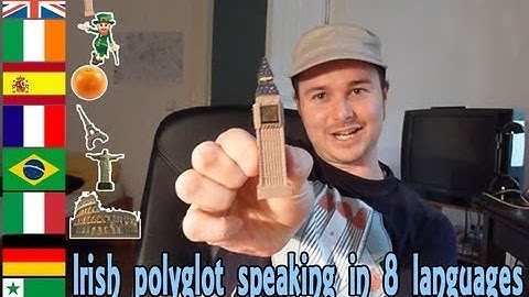Benny the Irish polyglot speaking 8 languages (2010 version)
