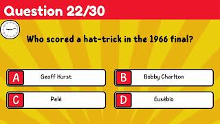 World Cup Football Quiz 2025 ⚽ | 30 Challenging Questions for True Fans! 🏆