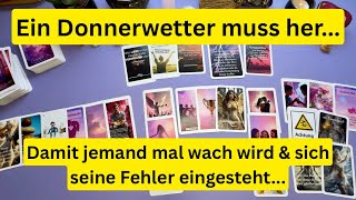 Ein Donnerwetter muss her, damit jemand mal wach wird \u0026 sich seine Fehler eingesteht...⚡️🌩️ #tarot