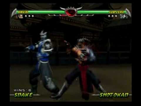 Mortal Kombat Deception - All Death Traps On Sub-Zero