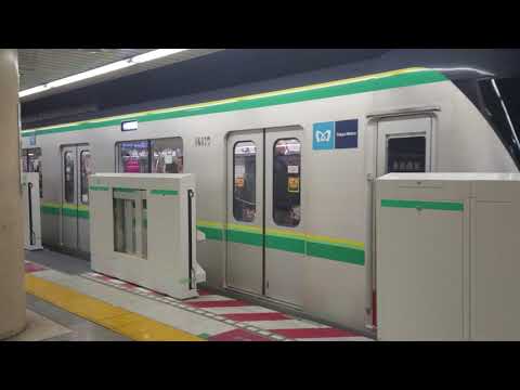 【速報‼️4K】メトロ千代田線明治神宮前駅1番線ホームドア設置
