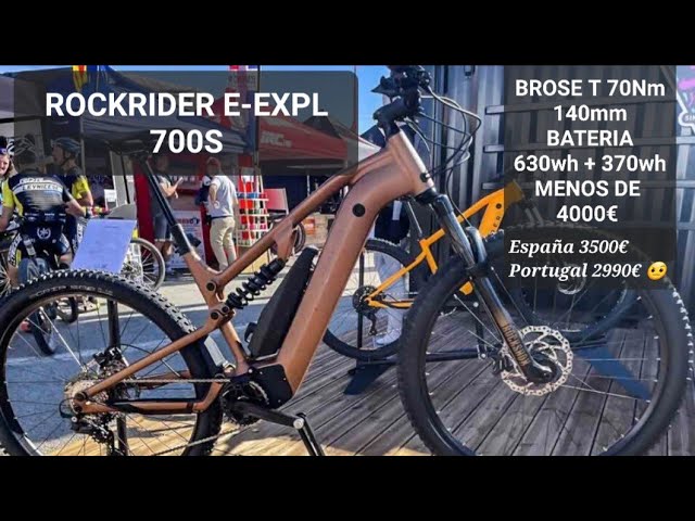 Bicicleta eléctrica montaña 29 doble suspensión E-EXPL 520 S Rojo 500 Wh