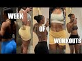 Week of workouts  these workouts will transform your body