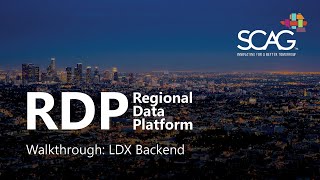 Regional Data Platform Walkthrough: LDX Backend