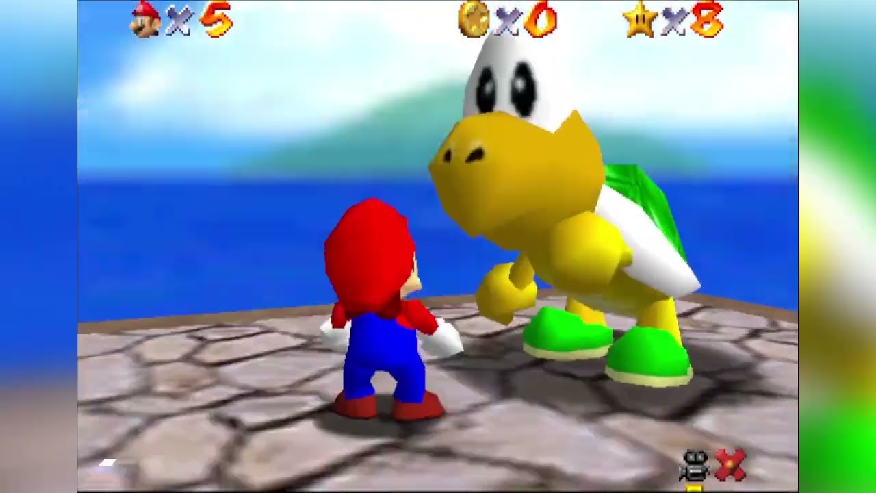 Super Mario Star Road (Хак на Super Mario 64) - Прохождение от AlexSRMD, Часть 1 из 3