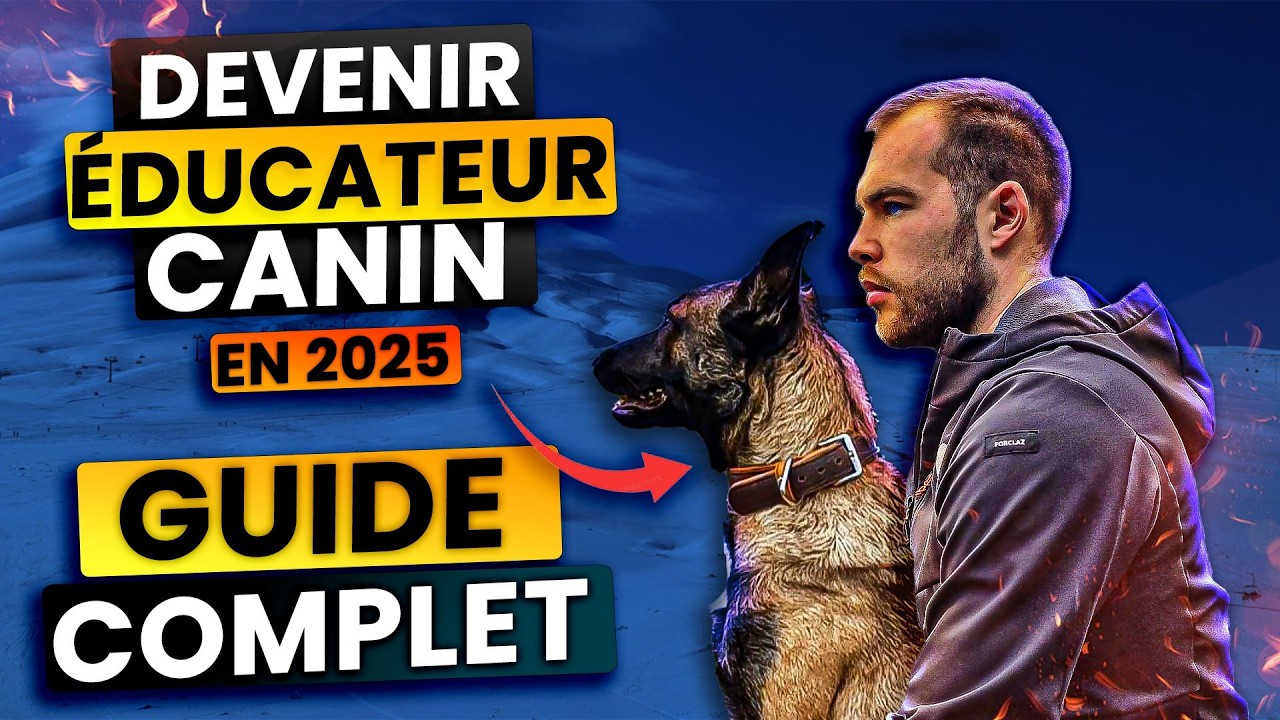 Devenir EDUCATEUR CANIN en 2025, TOUT ce que tu dois savoir (inconvénients, formations, salaires...)