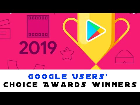 Google Play उपयोगकर्ता पसंद पुरस्कार विजेता
