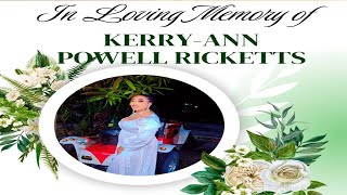 Kerry-Ann Powell Ricketts Thanksgiving Service
