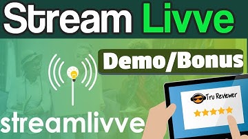StreamLivve Review Best Bonus Demo