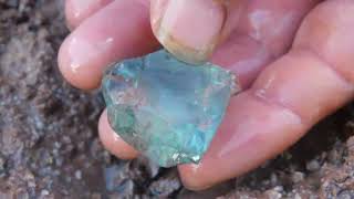 Found the Green Diamond near the rubble. diamond hunter mining gems