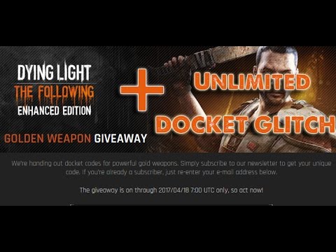 golden weapon dockets dying light codes golden weapon dockets dying light codes