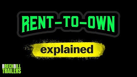 Trailer Rent-to-Own Program Explained - No Credit Check Trailer Financing