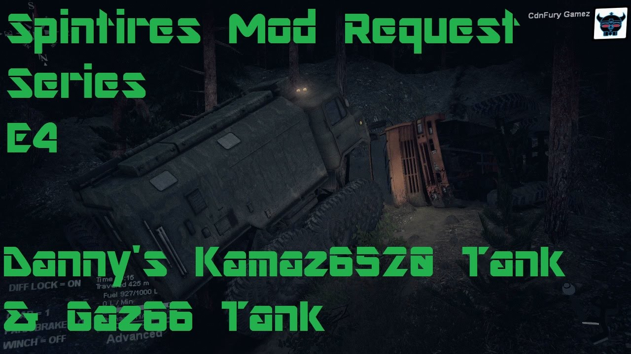 Spintires Mod Request Series E4 Danny's Kamaz6520 & Gaz66 (Hardcore Mode)