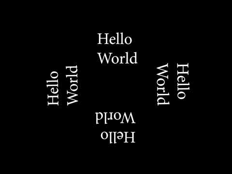 Holograma 3d  - - - HelloWorld