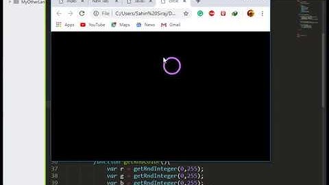 Circle Around Mouse Cursor (Javascript Tutorial)